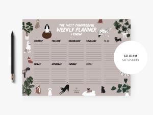 Weekplanner Hond
