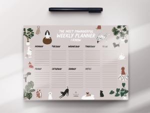Weekplanner Hond