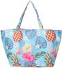 Beach Bag Blauw Flowers