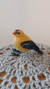 Decoratieve vogeltjes; staand & op bloempot