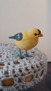 Decoratieve vogeltjes; staand & op bloempot