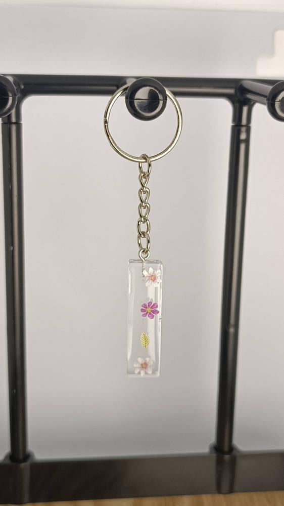 Epoxy sleutelhanger letter