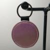Gepersonaliseerde Fotosleutelhanger Rond Fijn Glitter Roze | Eigen Foto