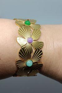 Stainless Steel Armband Daphne in gouden kleur