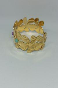 Stainless Steel Armband Daphne in gouden kleur