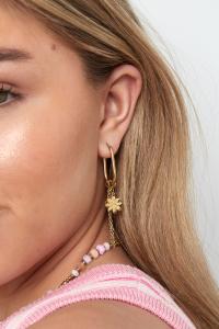 Stainless Steel Oorbellen Bloemengeluk