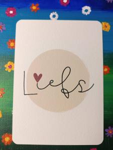 Ansichtkaart - Liefs