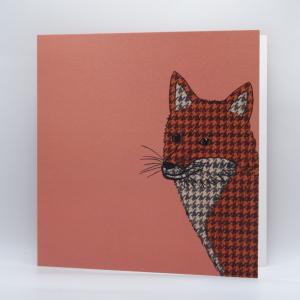 Drie dubbele vierkante kaarten "Bosdieren"